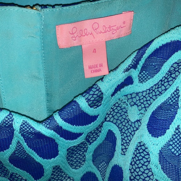 (ONLY WORN TWICE) Lily Pulitzer Lace Dress - Picture 3 of 5